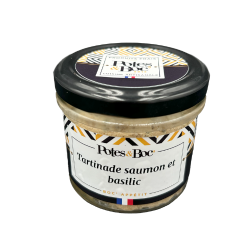 TARTINADE SAUMON ET BASILIC